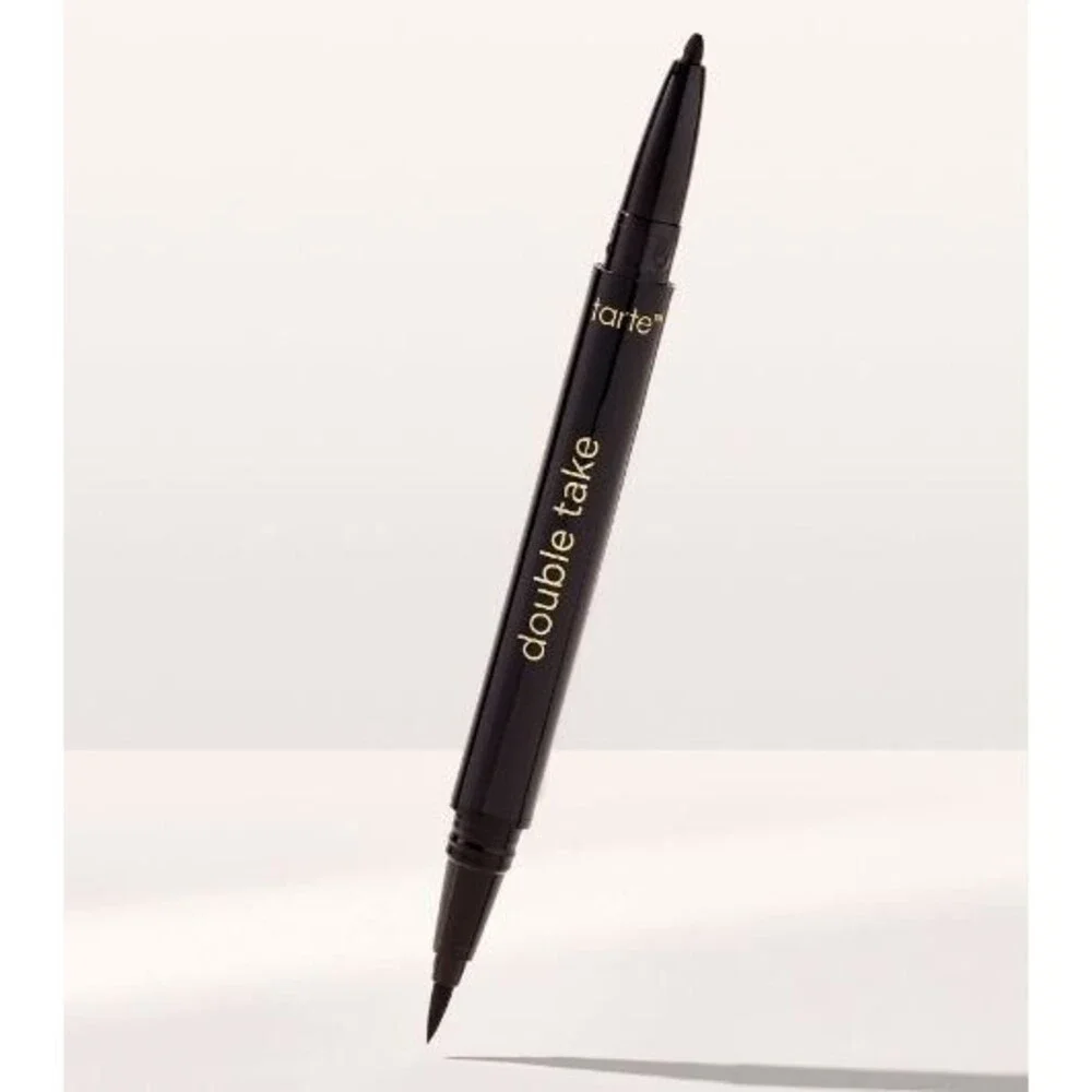Tarte BLACK Double Take Eyeliner~ Double Sided Liquid & Gel Vegan  ~ NIB